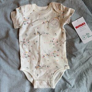 Huggies Floral Onesie 3M